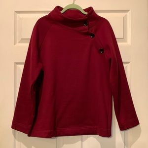 Angashion. Large. Fleece-like thick material. Burgundy color.